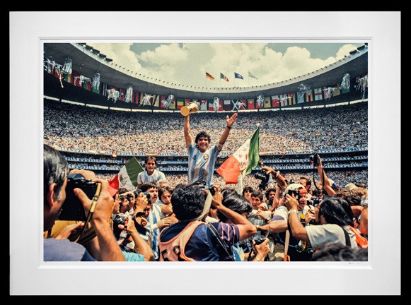 Maradona (Colour) framed, 45" x 60" (Large)