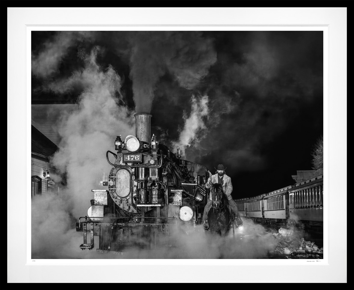 Midnight Express framed, 71" x 87" (Large)