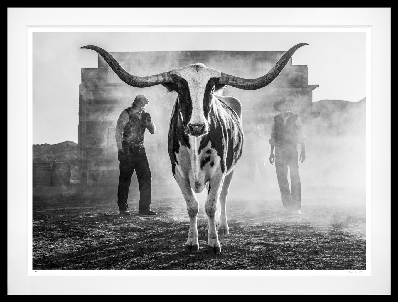 Morning has broken (B&W) framed, 71" x 94" (Large)