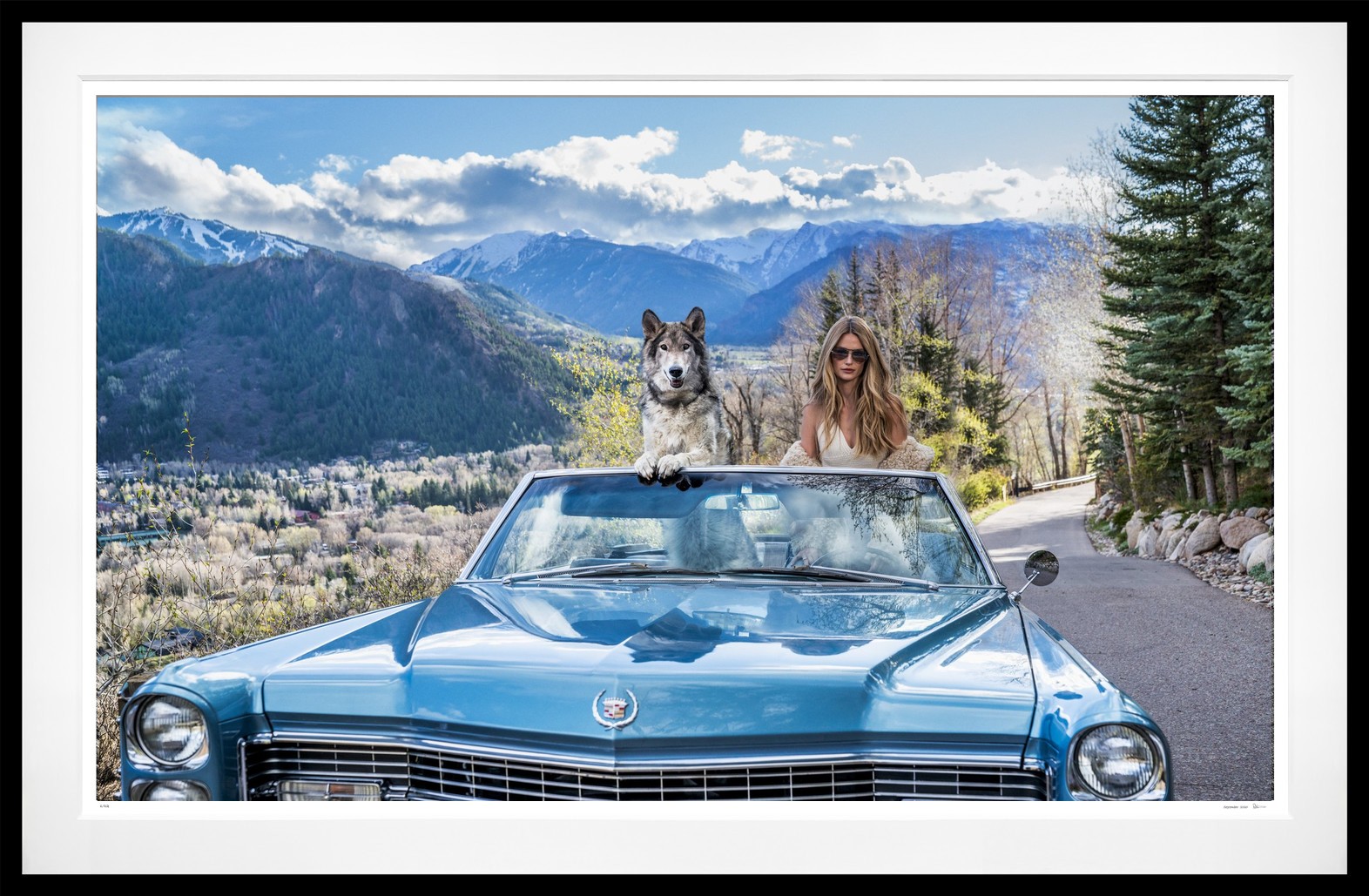 Spring in Aspen (Colour) framed, 71" x 109" (Large)