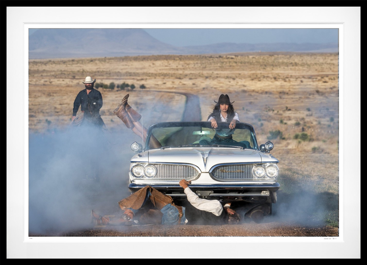 The Breakdown (Colour) framed, 71" x 99" (Large)