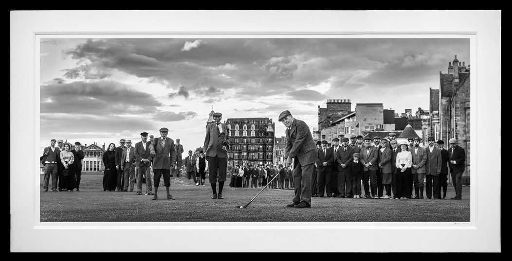 The Home of Golf II framed, 59" x 118" (Large)