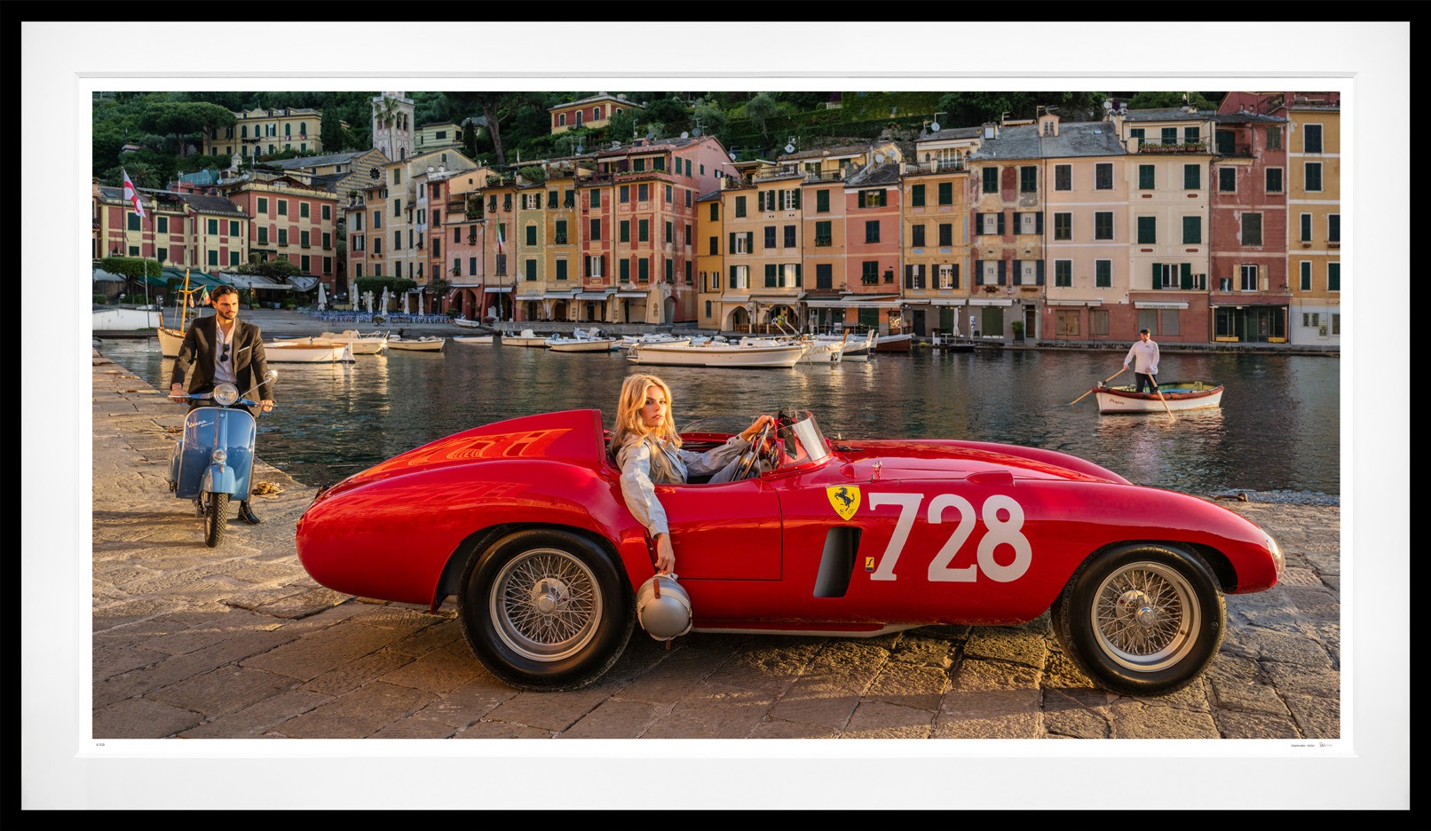 The Italians (Colour) framed, 69" x 118" (Large)