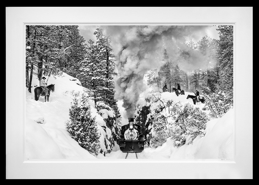 The Outlaws framed, 71" x 103" (Large)