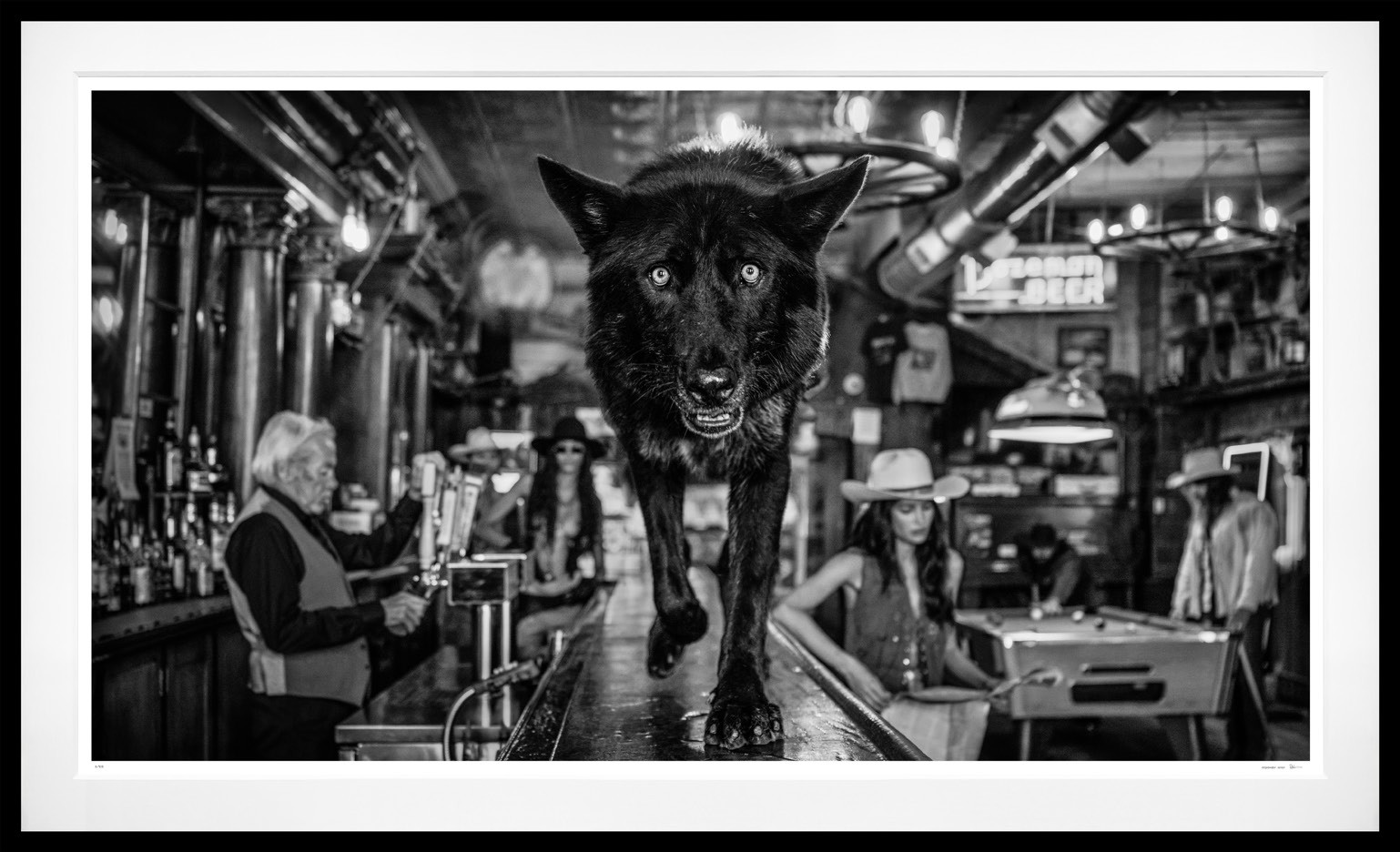 The Regulars framed, 71" x 117" (Large)