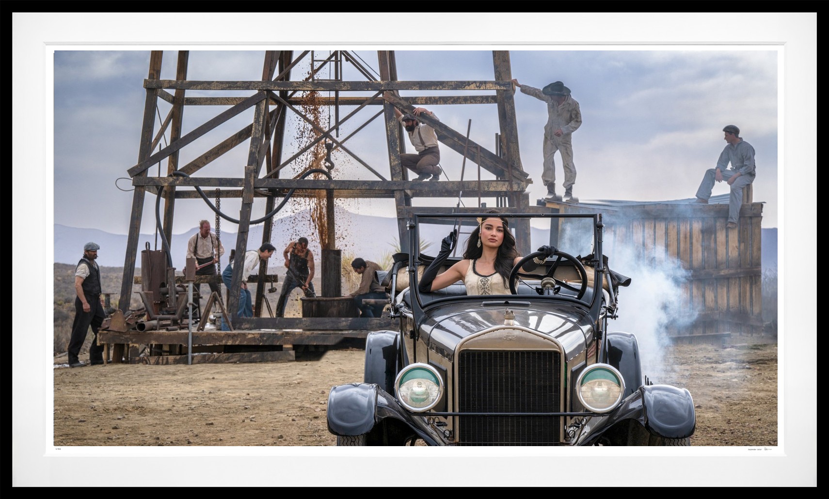 The Roaring ’20s (Colour) framed, 71" x 118" (Large)