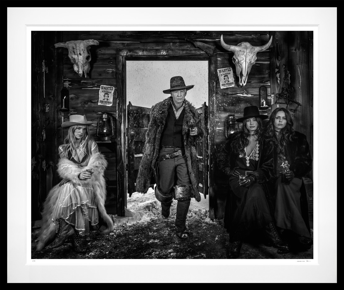 The Wanted framed, 71" x 85" (Large)