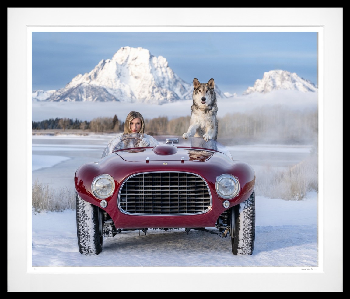 The White Lady (Colour) framed, 71" x 83" (Large)