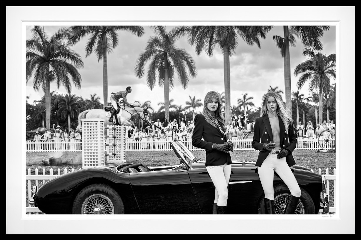 The Winner Takes it All (B&W) framed, 71" x 107" (Large)