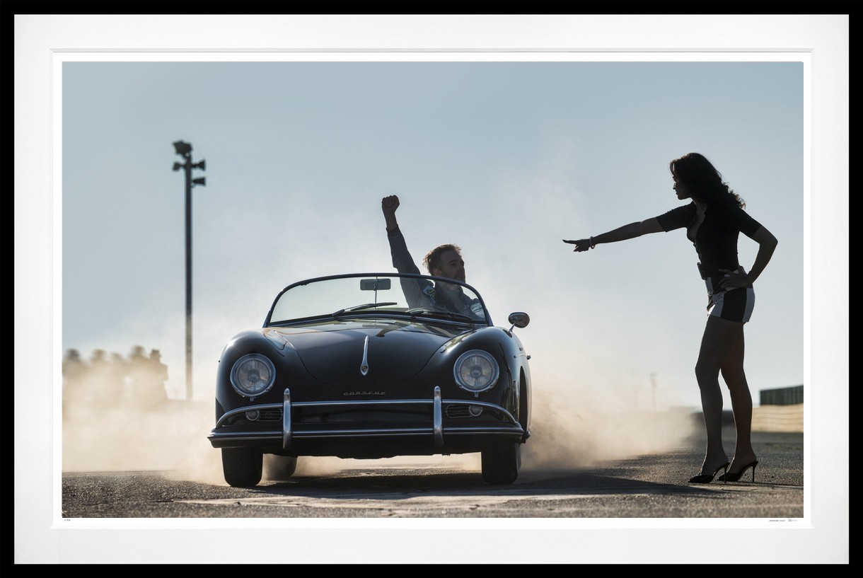 Top Gear (Colour) framed, 71" x 107" (Large)