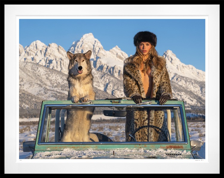 Twin Peaks (Colour) framed, 71" x 90" (Large)