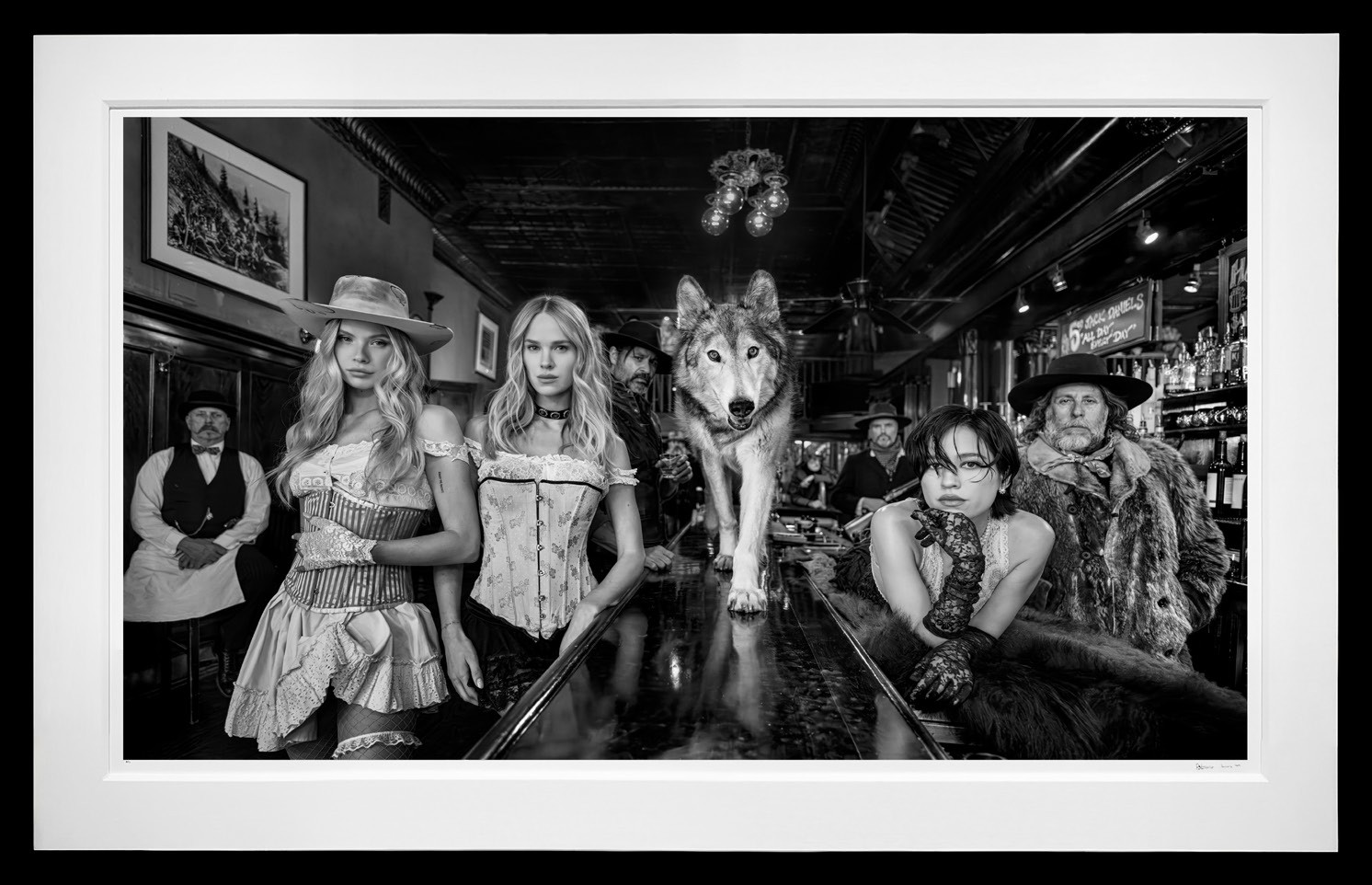 Untamed framed, 71" x 113" (Large)
