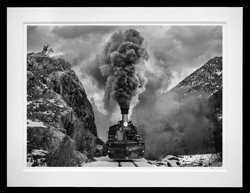Vantage Point II framed, 71" x 92" (Large)