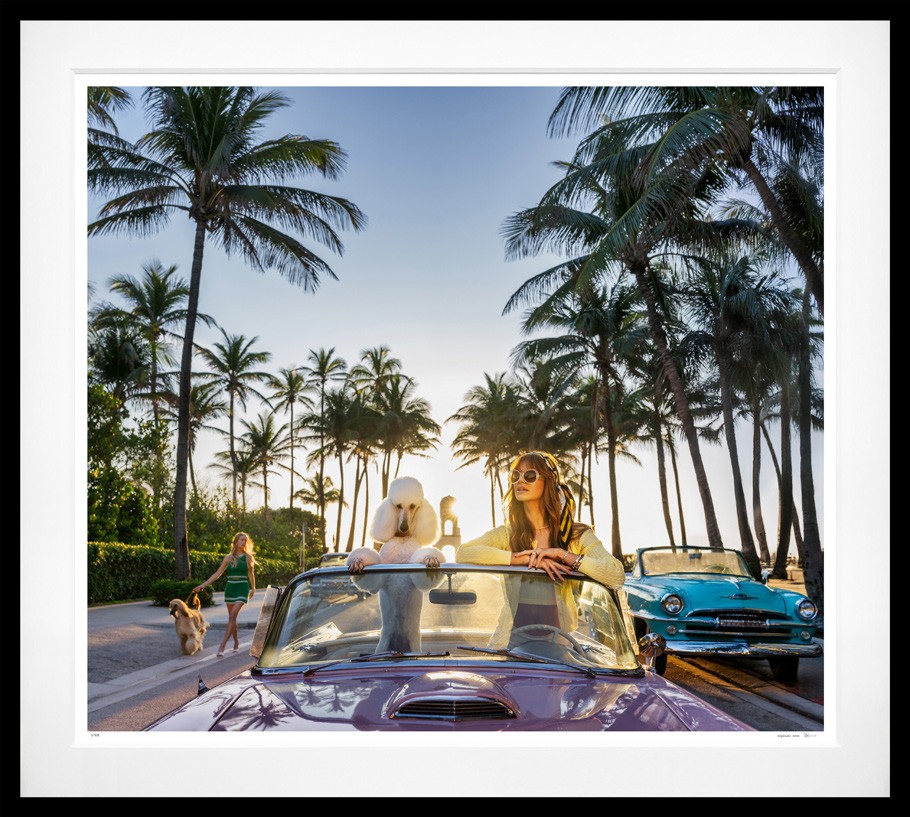Worth Avenue (Colour) framed, 71" x 79" (Large)