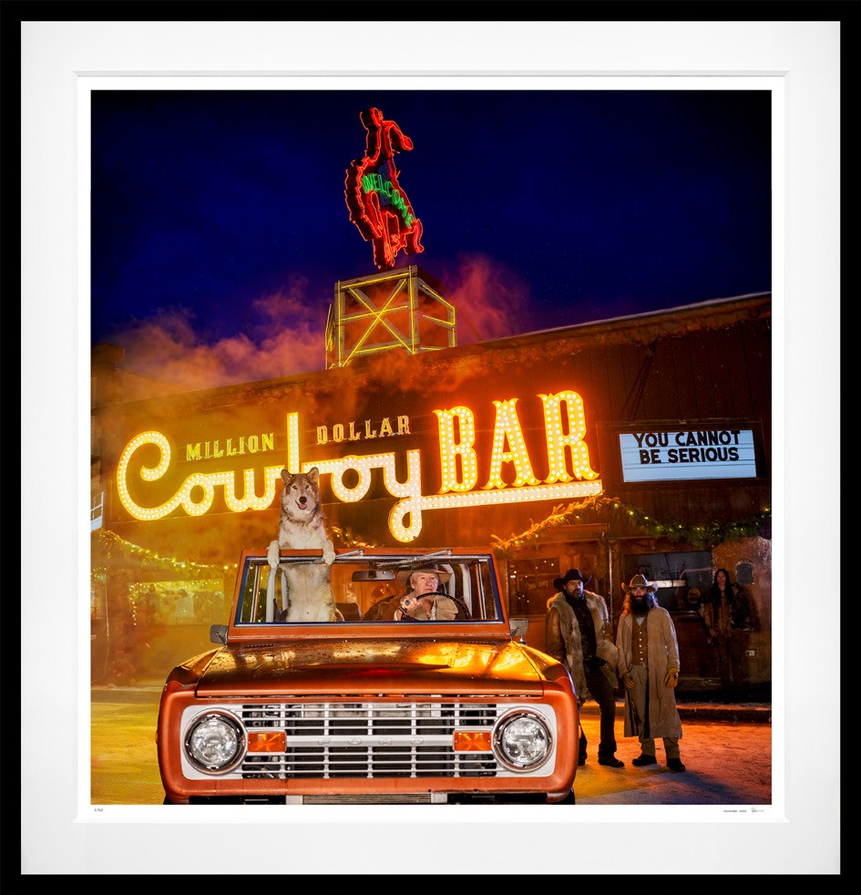 You Cannot be Serious (Colour) framed, 74" x 71" (Large)